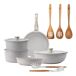 Baterias de Cocina BERGNER Click&Cook con Utensilios de cocina Baterias de Cocina BERGNER Click&Cook con Utensilios de cocina Blanco