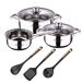 Baterias de Cocina San Ignacio Cassel con Utensilios de cocina Baterias de Cocina San Ignacio Cassel con Utensilios de cocina Gris