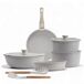 Baterias de Cocina BERGNER Click&Cook con Utensilios de cocina Baterias de Cocina BERGNER Click&Cook con Utensilios de cocina Blanco