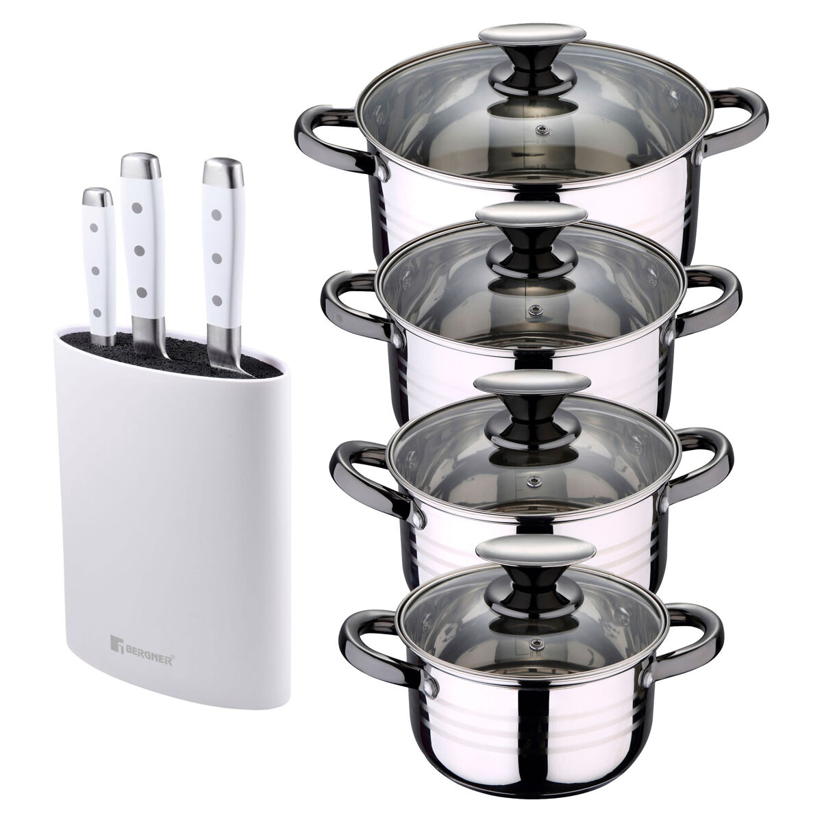 Baterias de Cocina San Ignacio Dina con Cuchillos de cocina