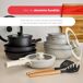 Baterias de Cocina BERGNER Click&Cook con Utensilios de cocina Baterias de Cocina BERGNER Click&Cook con Utensilios de cocina Blanco