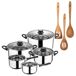 Baterias de Cocina San Ignacio Toledo con Utensilios de cocina Baterias de Cocina San Ignacio Toledo con Utensilios de cocina Gris
