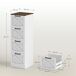 Cajonera de Escritorio HOMCOM, oficina - muebles de oficina Cajonera de Escritorio HOMCOM, oficina - muebles de oficina Blanco