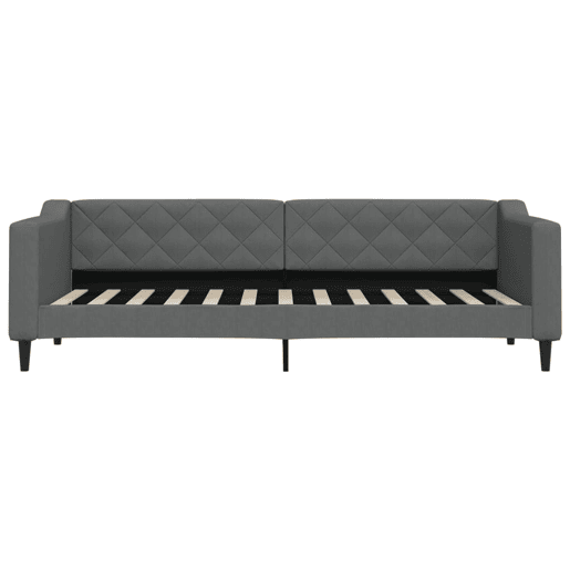 Sofá-cama, Sofá conversível c gavetão e gavetas 80x200 cm tecido cinzento-escuro Sofá-cama, Sofá conversível c gavetão e gavetas 80x200 cm tecido cinzento-escuro
