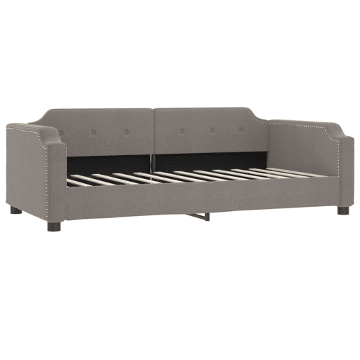 Sofá-cama, Sofá conversível c gavetãogavetas 80x200 cm tecido cinza-acastanhado Sofá-cama, Sofá conversível c gavetãogavetas 80x200 cm tecido cinza-acastanhado