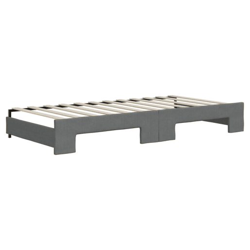 Sofá-cama, Sofá conversível com gavetão 90x200 cm tecido cinzento-escuro Sofá-cama, Sofá conversível com gavetão 90x200 cm tecido cinzento-escuro