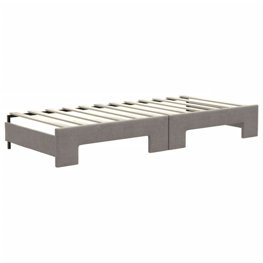 Sofá-cama, Sofá conversível c gavetãogavetas 80x200 cm tecido cinza-acastanhado Sofá-cama, Sofá conversível c gavetãogavetas 80x200 cm tecido cinza-acastanhado