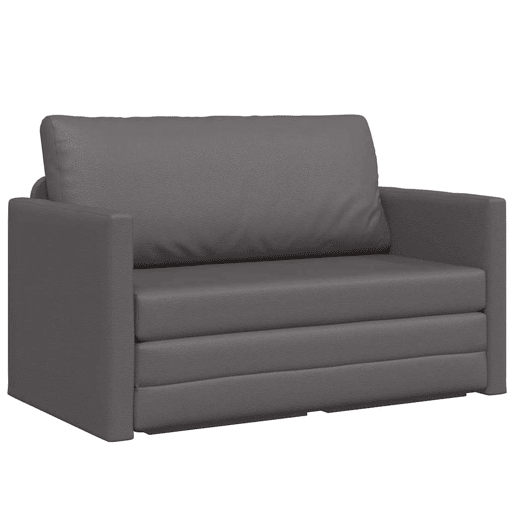 Sofá-cama, Sofá conversível Cinzeto 124 x 71 x 78 cm Veludo