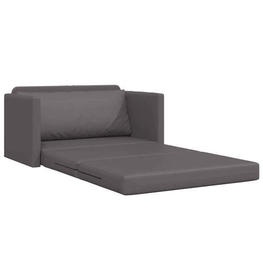 Sofá-cama, Sofá conversível Cinzeto 124 x 71 x 78 cm Veludo
