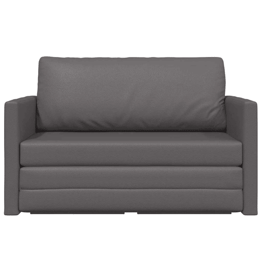 Sofá-cama, Sofá conversível Cinzeto 124 x 71 x 78 cm Veludo