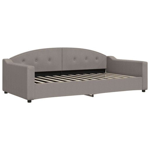 Sofá-cama, Sofá conversível c gavetãogavetas 100x200cm tecido cinza-acastanhado