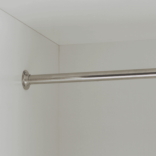 Roupeiro Eiselfing (2 portas 1 bengaleiro 4 compartimentos 3 gavetas) MDF 176x80x52 cm - Branco en.casa