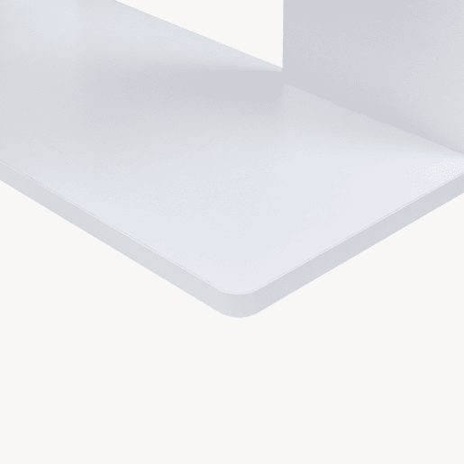 Prateleira de canto Afrel de 5 níveis 160x54x54 cm branco en.casa Prateleira de canto Afrel de 5 níveis 160x54x54 cm branco en.casa