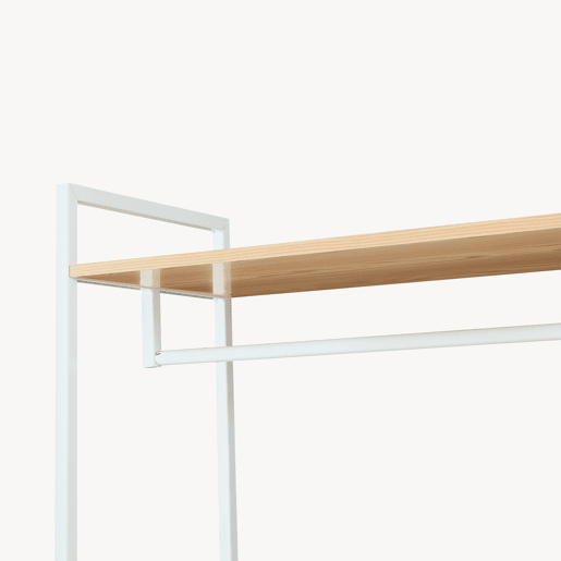 Bengaleiro Larem com 5 compartimentos 180x84x40cm - Efeito carvalho en.casa