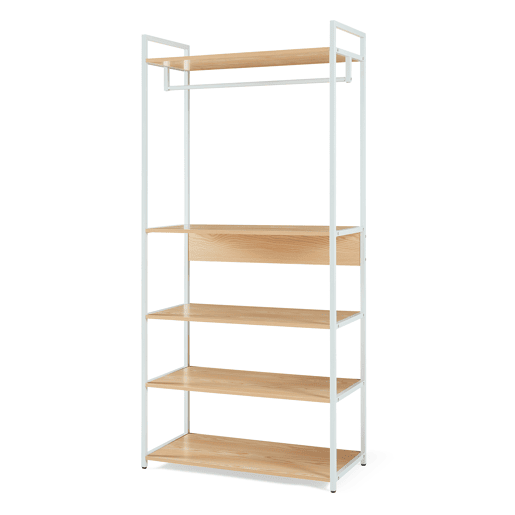 Bengaleiro Larem com 2 gavetas 180x120x40cm - Efeito carvalho en.casa