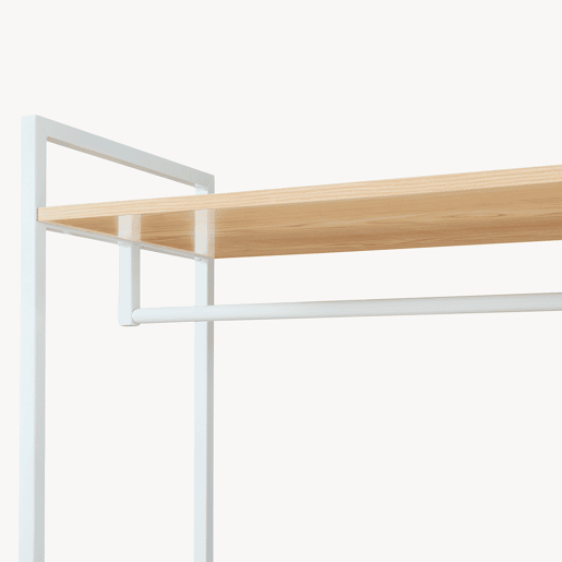 Bengaleiro Larem com portas 180x84x40cm - Efeito carvalho en.casa