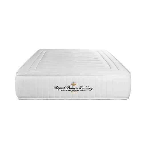 Conjunto de Estrado Preto + Colchão ROYAL PALACE BEDDING Nottingham (90x200 cm - Espuma Viscoelástica- Altura: 20 cm)