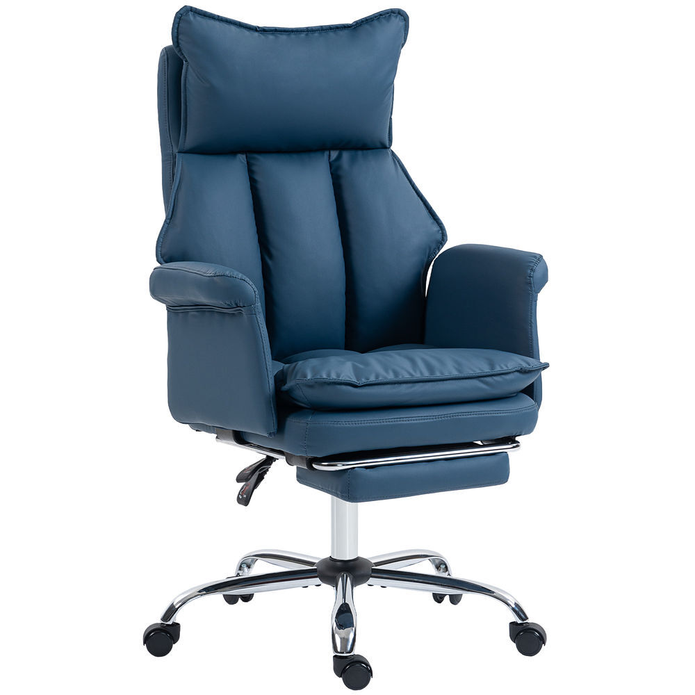 Silla de Oficina Cuero Sintético HOMCOM