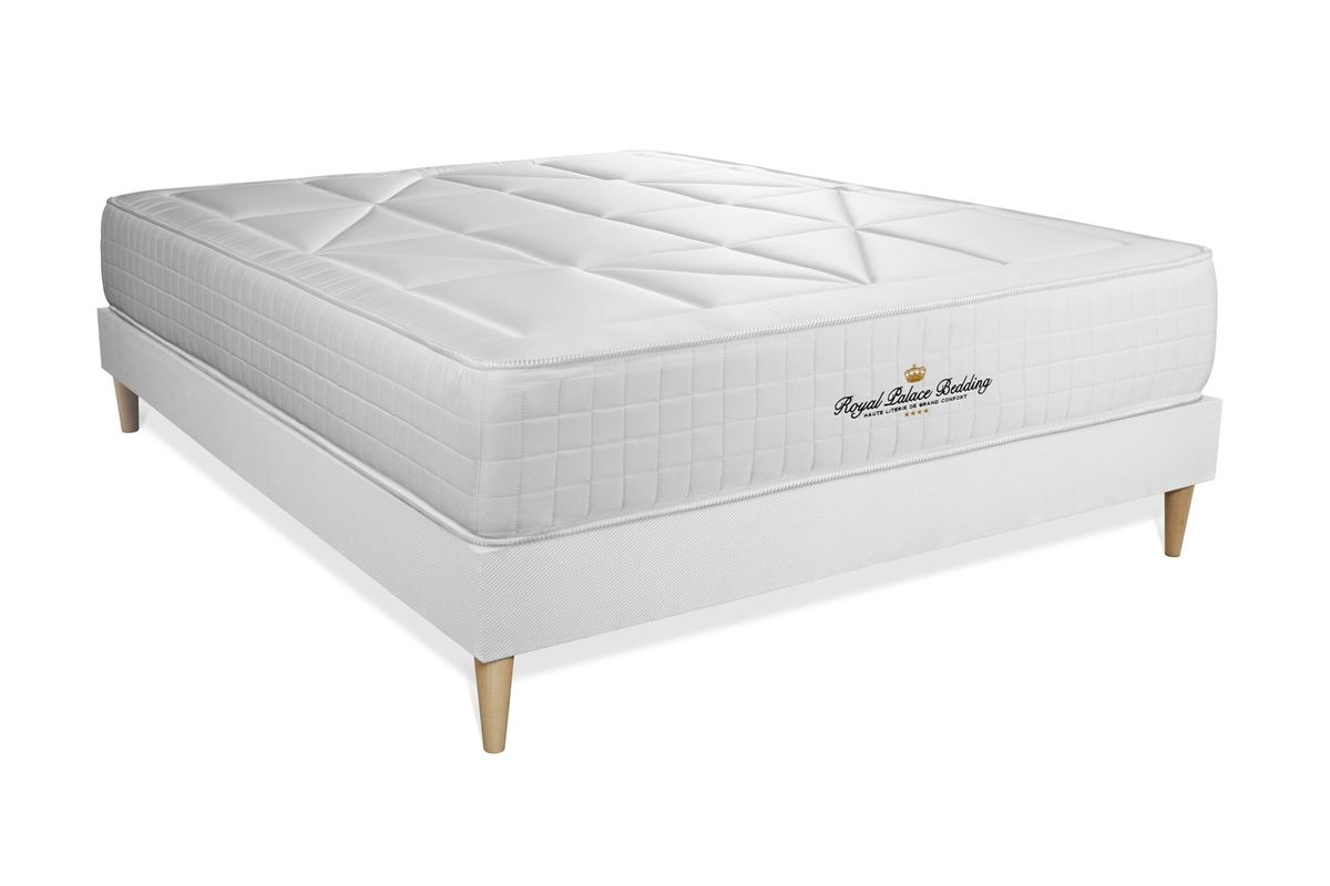 Pack colchón windsor 150x195cm + somier, espuma viscoelástica y muelles ensacados