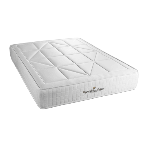 Conjunto de Estrado Branco + Colchão ROYAL PALACE BEDDING Windsor (120x210 cm - Viscoelástica y molas ensacadas- Altura: 26 cm)
