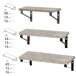 Max Home Set 3 estantes pared madera varias medidas 42 Max Home Set 3 estantes pared madera varias medidas 42 Cemento