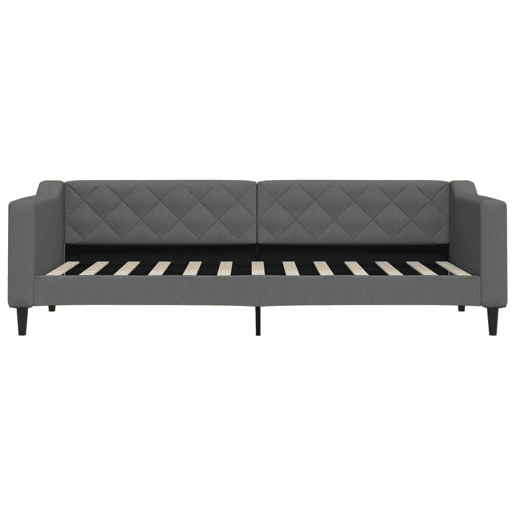Sofá-cama, Sofá conversível com gavetão 80x200 cm tecido cinzento-escuro Sofá-cama, Sofá conversível com gavetão 80x200 cm tecido cinzento-escuro