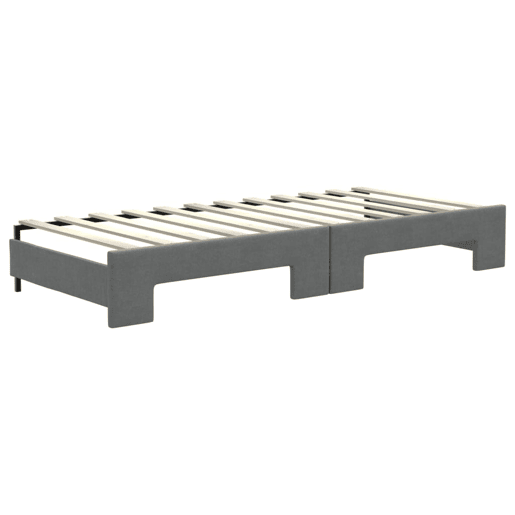 Sofá-cama, Sofá conversível com gavetão 80x200 cm tecido cinzento-escuro Sofá-cama, Sofá conversível com gavetão 80x200 cm tecido cinzento-escuro