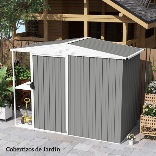 Outsunny Conjunto de 12 Painéis para Teto de Aço Galvanizado Chapas Perfiladas de Teto 7m² para Abrigo de Ferramentas Abrigo Exterior 129x45 cm Cinzento Claro Outsunny Conjunto de 12 Painéis para Teto de Aço Galvanizado Chapas Perfiladas de Teto 7m² para Abrigo de Ferramentas Abrigo Exterior 129x45 cm Cinzento Claro