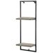Max Home Estantería pared madera 2 estantes 25 Max Home Estantería pared madera 2 estantes 25 Cemento