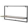Max Home Prateleira de parede com efeito cimento 1 prateleira 65x20x35 cm
