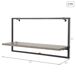Max Home Estantería pared 1 estante 65 Max Home Estantería pared 1 estante 65 Cemento