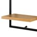 Max Home Estantería pared madera 2 estantes 25 Max Home Estantería pared madera 2 estantes 25 Negro/ Madera
