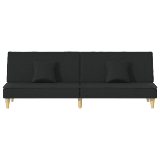 Sofá-cama, Sofá conversível tecido preto Sofá-cama, Sofá conversível tecido preto