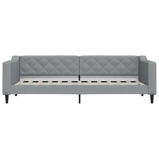 Sofá-cama, Sofá conversível com gavetão 80x200 cm tecido cinzento-claro Sofá-cama, Sofá conversível com gavetão 80x200 cm tecido cinzento-claro