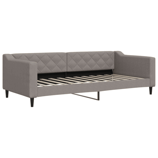 Sofá-cama, Sofá conversível c gavetãogavetas 90x200 cm tecido cinza-acastanhado Sofá-cama, Sofá conversível c gavetãogavetas 90x200 cm tecido cinza-acastanhado