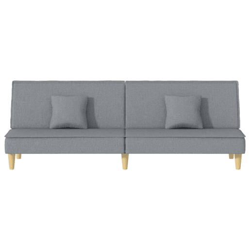 Sofá-cama, Sofá conversível tecido cinzento-claro