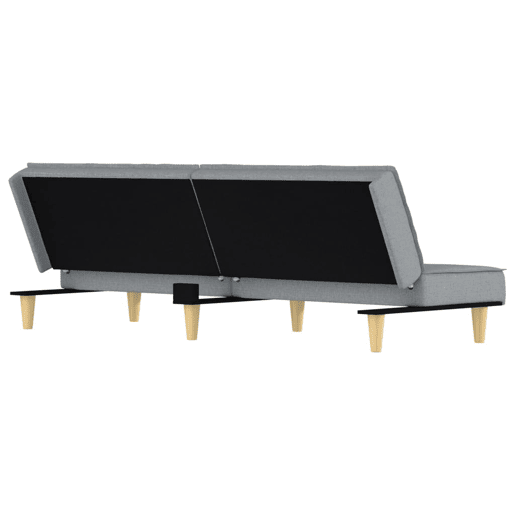 Sofá-cama, Sofá conversível tecido cinzento-claro