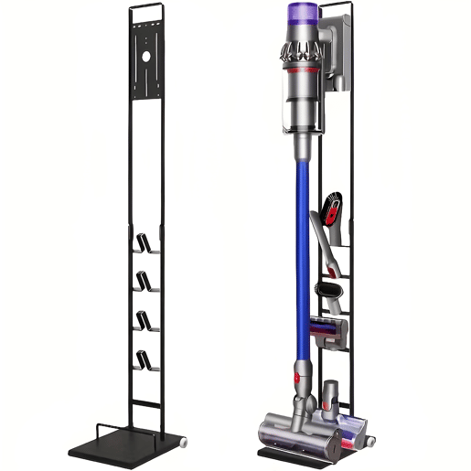 Suporte Aspirador Compatível Dyson V15u2013V6 Nyana Home | Torre Metálica Sem Furação | Organizador Acessórios Suporte Aspirador Compatível Dyson V15u2013V6 Nyana Home | Torre Metálica Sem Furação | Organizador Acessórios