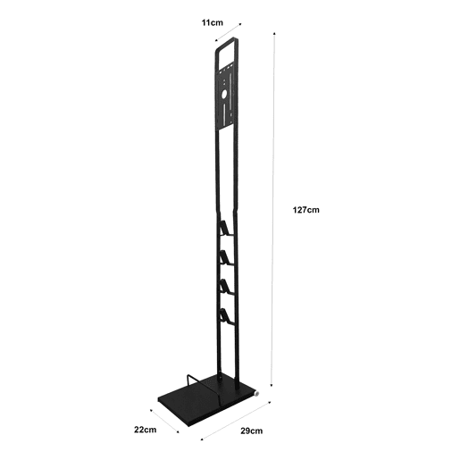 Suporte Aspirador Compatível Dyson V15u2013V6 Nyana Home | Torre Metálica Sem Furação | Organizador Acessórios Suporte Aspirador Compatível Dyson V15u2013V6 Nyana Home | Torre Metálica Sem Furação | Organizador Acessórios