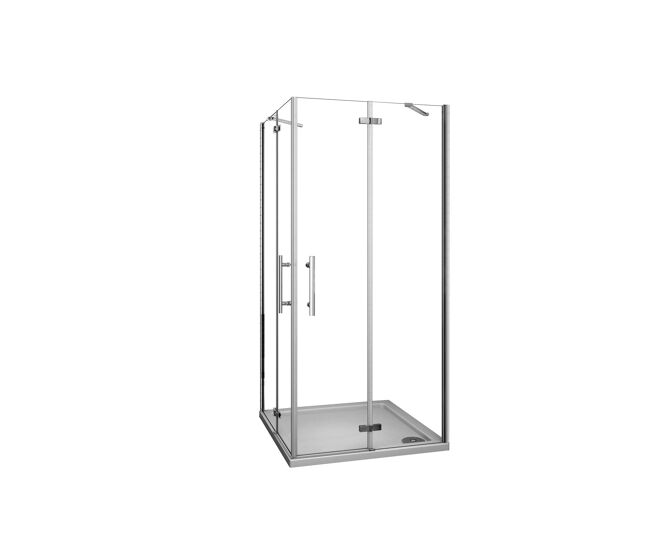 Aica mampara de ducha cuadrada abatible,vidrio antical 6mm (880-900)x(880-900)x1900mm