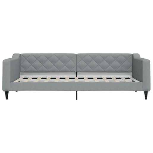 Sofá-cama, Sofá conversível c gavetão e gavetas 90x200 cm tecido cinzento-claro Sofá-cama, Sofá conversível c gavetão e gavetas 90x200 cm tecido cinzento-claro
