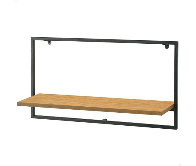 Max home estantería pared madera 1 estante 65x20x35 cm