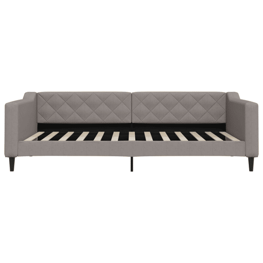 Sofá-cama, Sofá conversível com gavetão 100x200 cm tecido cinzento-acastanhado Sofá-cama, Sofá conversível com gavetão 100x200 cm tecido cinzento-acastanhado