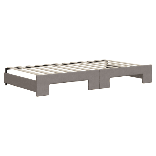 Sofá-cama, Sofá conversível com gavetão 100x200 cm tecido cinzento-acastanhado Sofá-cama, Sofá conversível com gavetão 100x200 cm tecido cinzento-acastanhado