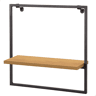 Max Home Prateleiras de parede em madeira 35x12x35 cm