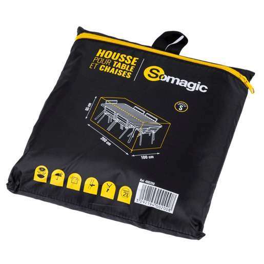 SOMAGIC - Cobertura L 200 x L 100 x A 65 cm para mobiliário de jardim