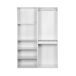 Vestidor modular de 2 elementos 120 Vestidor modular de 2 elementos 120 Blanco