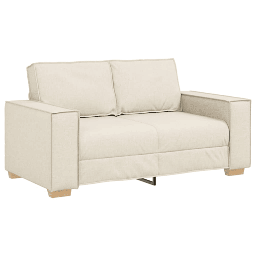 Sofá de 2 lugares - Sofá fixo em linho 120 cm