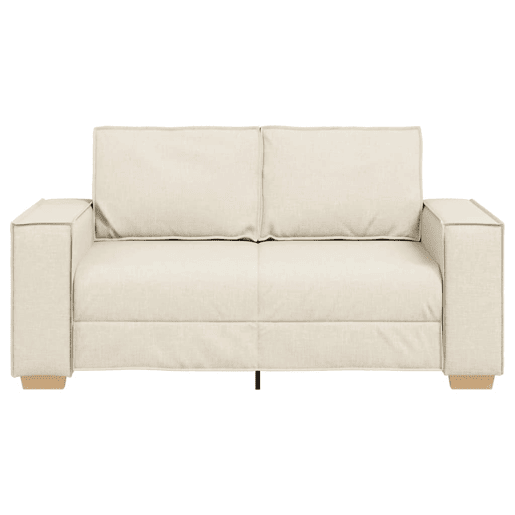 Sofá de 2 lugares - Sofá fixo em linho 120 cm