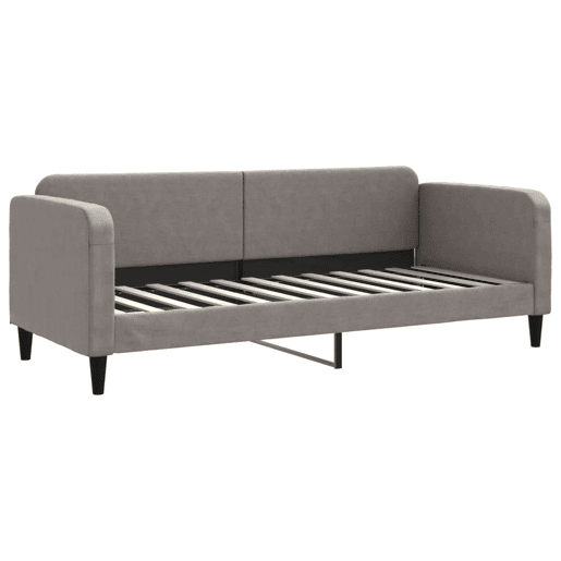 Sofá-cama, Sofá conversível com gavetão 80x200 cm tecido cinzento-acastanhado